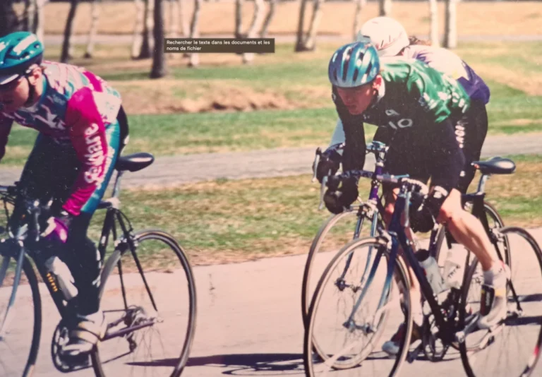 Laurent Goglione coureur pro team excel au Canada en 1995
